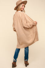 Load image into Gallery viewer, Haptics Stripe Textured Open Front Cardigan with Pockets