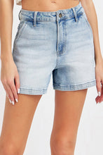 Load image into Gallery viewer, Risen Full Size High Rise Denim Shorts