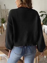 Load image into Gallery viewer, Pearl Open Front Long Sleeve Cardigan