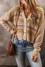Load image into Gallery viewer, Button Down Long Sleeve Cardigan