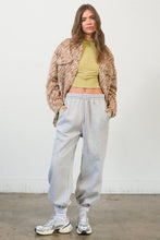 Load image into Gallery viewer, HYFVE Zebra Print Snap Down Long Sleeve Shacket
