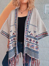 Load image into Gallery viewer, Fringe Open Front Cardigan