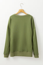 Load image into Gallery viewer, Solid Color Round Neck Long Sleeve Sweatshirt
