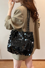 Load image into Gallery viewer, Sequin Braided Strap Shoulder Bag