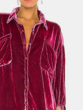 Load image into Gallery viewer, Collared Neck Button Down Long Sleeve Shirt