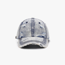 Load image into Gallery viewer, Distressed Cotton Baseball Cap