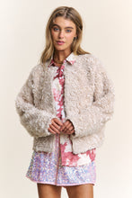 Load image into Gallery viewer, J.NNA Mixed Fabric Chic Jacket
