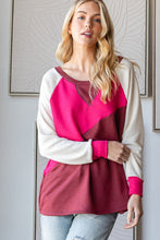 Load image into Gallery viewer, HOPELY Color Block Long Sleeve T-Shirt