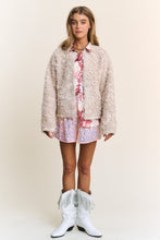 Load image into Gallery viewer, J.NNA Mixed Fabric Chic Jacket
