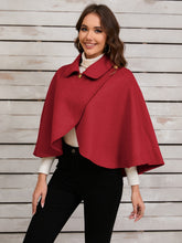 Load image into Gallery viewer, Collared Neck Cropped Cape
