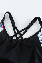 Load image into Gallery viewer, Full Size Crisscross Scoop Neck Tankini Set