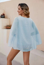 Load image into Gallery viewer, Swiss Dot Round Neck Blouse