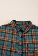 Load image into Gallery viewer, Plaid Collared Neck Long Sleeve Shirt