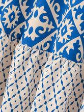 Load image into Gallery viewer, Geometric Elastic Waist Maxi Skirt
