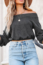 Load image into Gallery viewer, Off-Shoulder Long Sleeve Top
