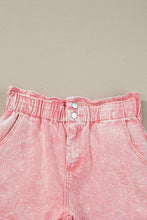 Load image into Gallery viewer, Paperbag Waist Denim Shorts
