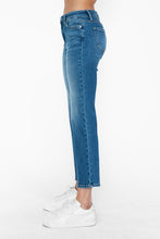 Load image into Gallery viewer, bytos Full Size Cat's Whiskers Mid Rise Ankle Jeans