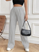 Load image into Gallery viewer, Drawstring Elastic Waist Pants with Pockets