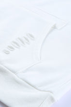 Load image into Gallery viewer, Distressed Drawstring Long Sleeve Hoodie