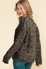 Load image into Gallery viewer, Confetti V-Neck Long Sleeve Sweater