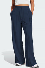 Load image into Gallery viewer, Drawstring Wide Leg Active Pants