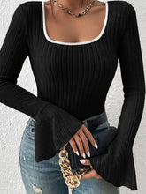 Load image into Gallery viewer, Scoop Neck Long Sleeve T-Shirt