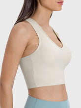 Load image into Gallery viewer, Scoop Neck Wide Strap Active Tank