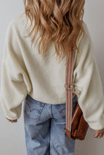 Load image into Gallery viewer, Sherpa Half Snap Long Sleeve Jacket