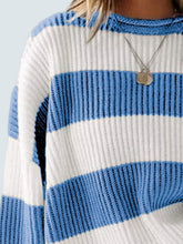 Load image into Gallery viewer, Round Neck Long Sleeve Sweater