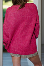 Load image into Gallery viewer, Sequin Round Neck Long Sleeve Sweater