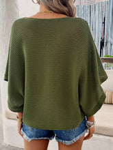 Load image into Gallery viewer, V-Neck Batwing Sleeve Knit Top