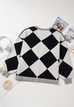Load image into Gallery viewer, Color Block Button Down Long Sleeve Cardigan