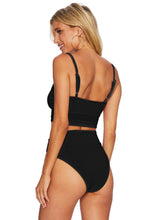 Load image into Gallery viewer, Color Block Spaghetti Strap Two-Piece Swim Set