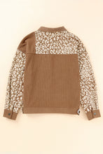 Load image into Gallery viewer, Leopard Button Up Drop Shoulder Jacket