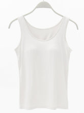 Load image into Gallery viewer, Full Size Wide Strap Modal Tank with Bra
