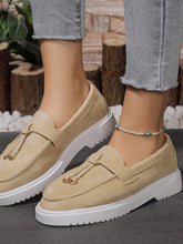 Load image into Gallery viewer, Round Toe Flat Slip-Ons