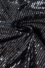 Load image into Gallery viewer, Sequin Surplice Long Sleeve Bodysuit