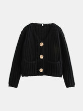Load image into Gallery viewer, Button Down Long Sleeve Cardigan