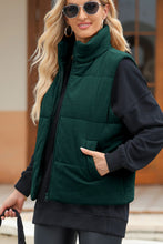 Load image into Gallery viewer, Zip Up Turtleneck Vest Coat