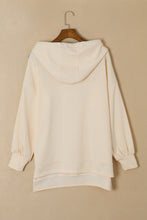 Load image into Gallery viewer, Drawstring Plaid Long Sleeve Hoodie