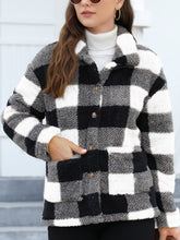 Load image into Gallery viewer, Button Up Drop Shoulder Fuzzy Jacket