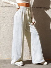 Load image into Gallery viewer, Honey Drawstring Elastic Waist Wide Leg Pants