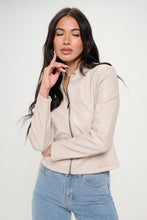 Load image into Gallery viewer, Coalition LA Zip Up Vegan Moto Jacket