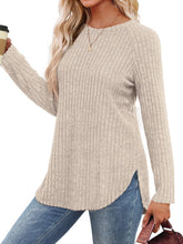 Load image into Gallery viewer, Round Neck Raglan Sleeve T-Shirt
