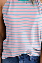 Load image into Gallery viewer, Striped Round Neck Tank