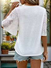 Load image into Gallery viewer, V-Neck Flutter Sleeve T-Shirt