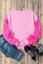 Load image into Gallery viewer, Sequin Nutcracker Dropped Shoulder Sweatshirt