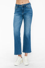 Load image into Gallery viewer, bytos Full Size Cat's Whiskers Mid Rise Ankle Jeans