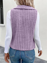 Load image into Gallery viewer, Open Front Fuzzy Vest Coat