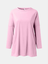 Load image into Gallery viewer, Full Size Round Neck Long Sleeve T-Shirt